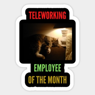 Teleworking - Employee of the Month: The Cat III Sticker